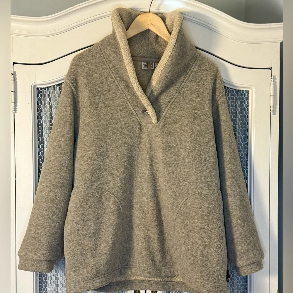 Vintage 90’s Cozy Woolrich Shawl Collar Pullover Fleece Jacket